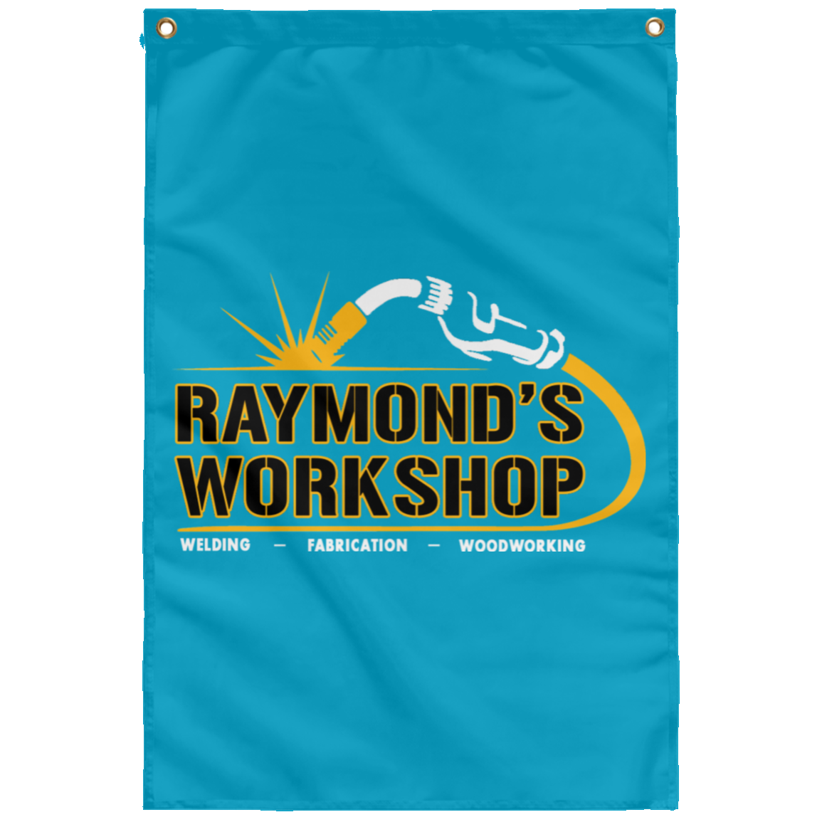 Raymond's Workshop Wall Flag - Raymond's Workshop