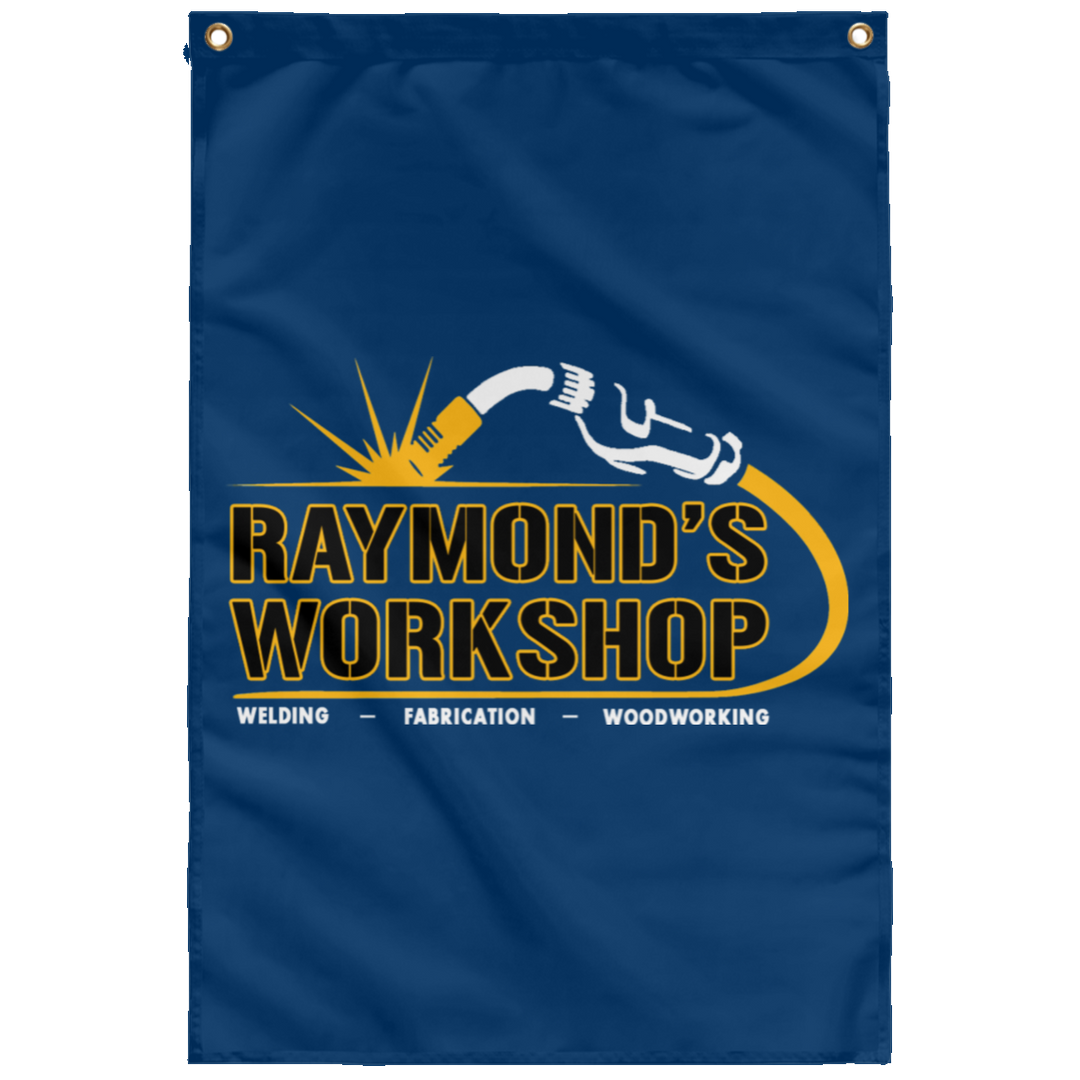 Raymond's Workshop Wall Flag - Raymond's Workshop