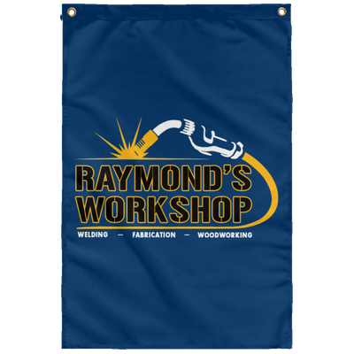 Raymond's Workshop Wall Flag - Raymond's Workshop