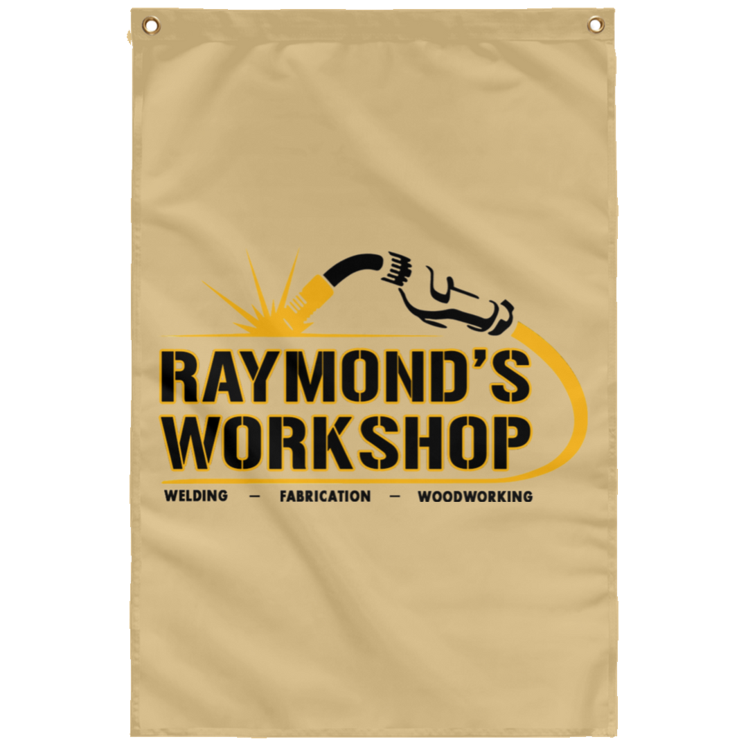 Raymond's Workshop Wall Flag - Raymond's Workshop