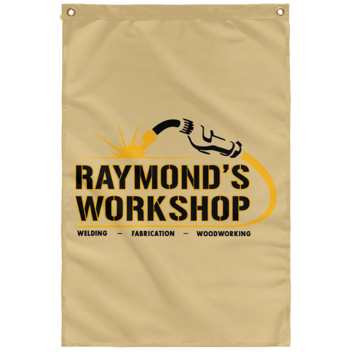 Raymond's Workshop Wall Flag - Raymond's Workshop