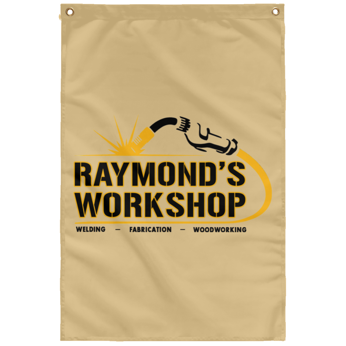 Raymond's Workshop Wall Flag - Raymond's Workshop
