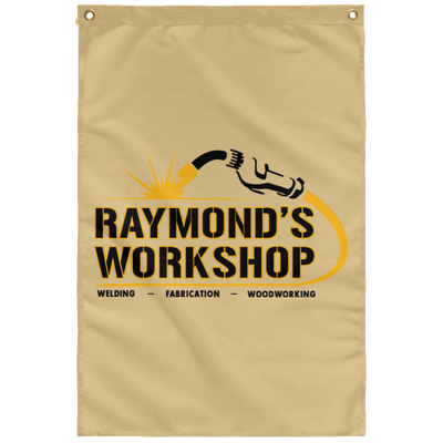 Raymond's Workshop Wall Flag - Raymond's Workshop
