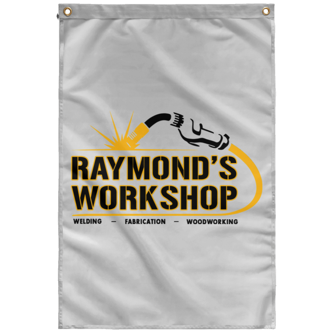 Raymond's Workshop Wall Flag - Raymond's Workshop