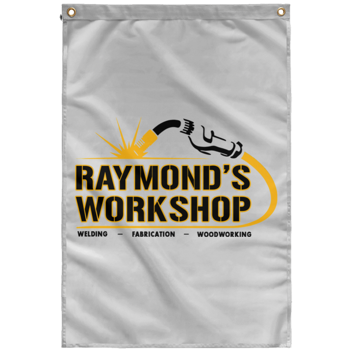 Raymond's Workshop Wall Flag - Raymond's Workshop