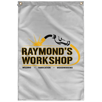 Raymond's Workshop Wall Flag - Raymond's Workshop