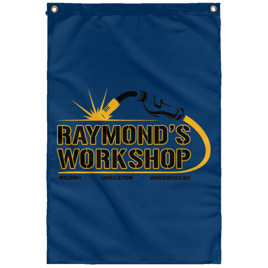 Raymond's Workshop Wall Flag - Raymond's Workshop