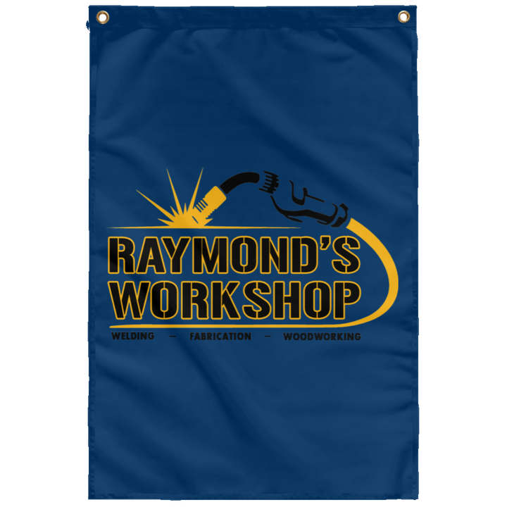 Raymond's Workshop Wall Flag - Raymond's Workshop