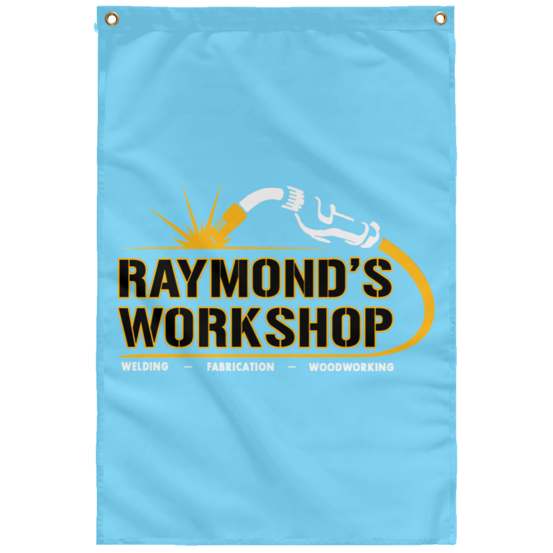 Raymond's Workshop Wall Flag - Raymond's Workshop