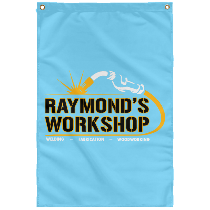 Raymond's Workshop Wall Flag - Raymond's Workshop