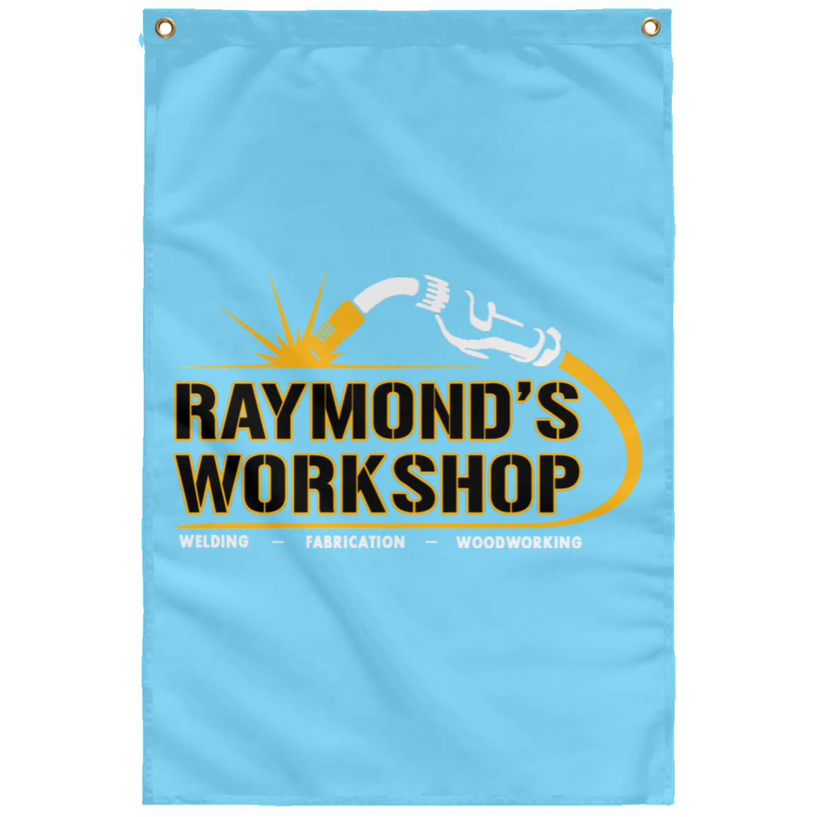 Raymond's Workshop Wall Flag - Raymond's Workshop