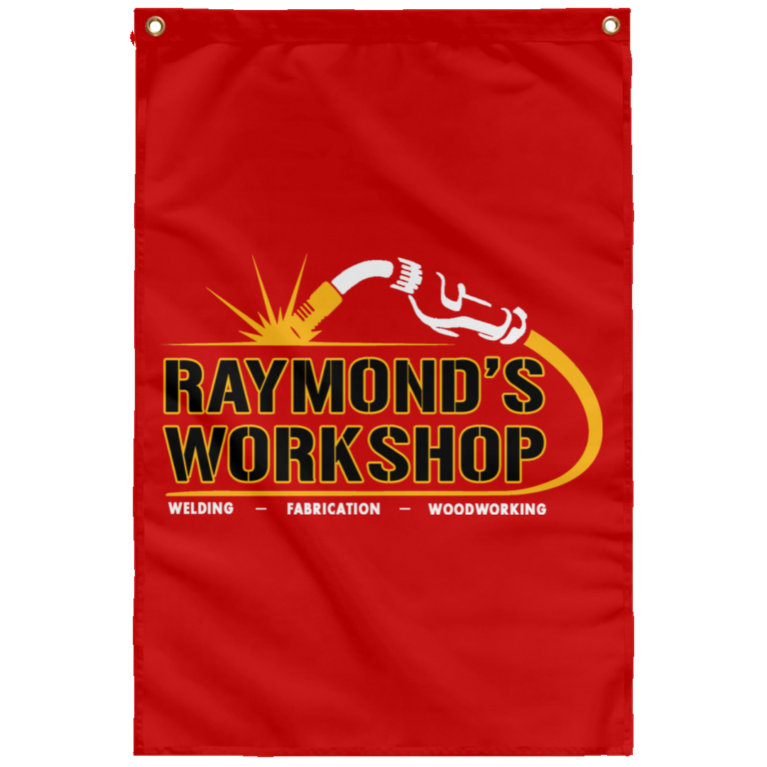 Raymond's Workshop Wall Flag - Raymond's Workshop