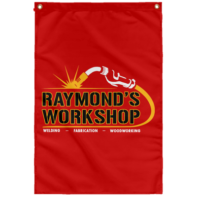 Raymond's Workshop Wall Flag - Raymond's Workshop