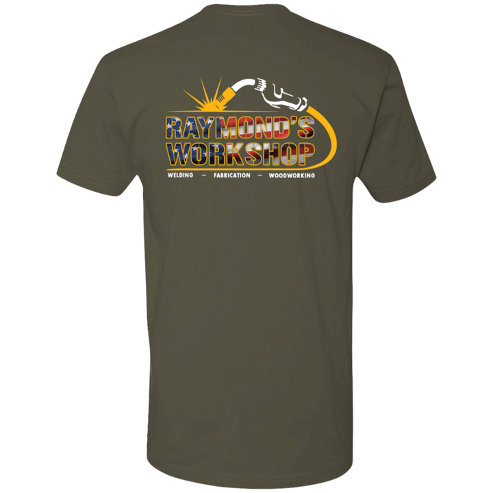 USA Raymond's Workshop Next Level Premium Short Sleeve T-Shirt - Raymond's Workshop