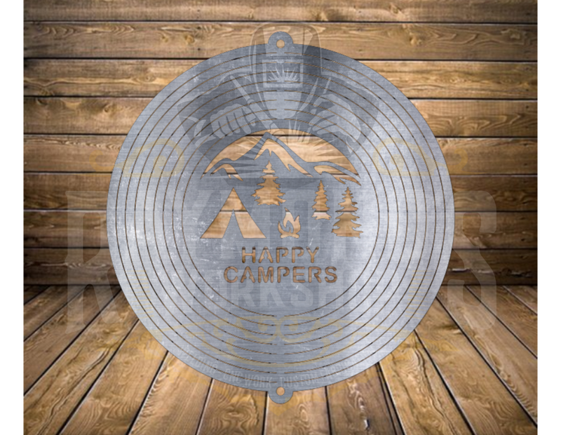 Happy Campers V1 Wind Spinner - Raymond's Workshop