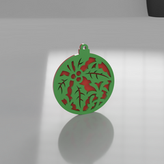 Holly V1 Ornament - Raymond's Workshop