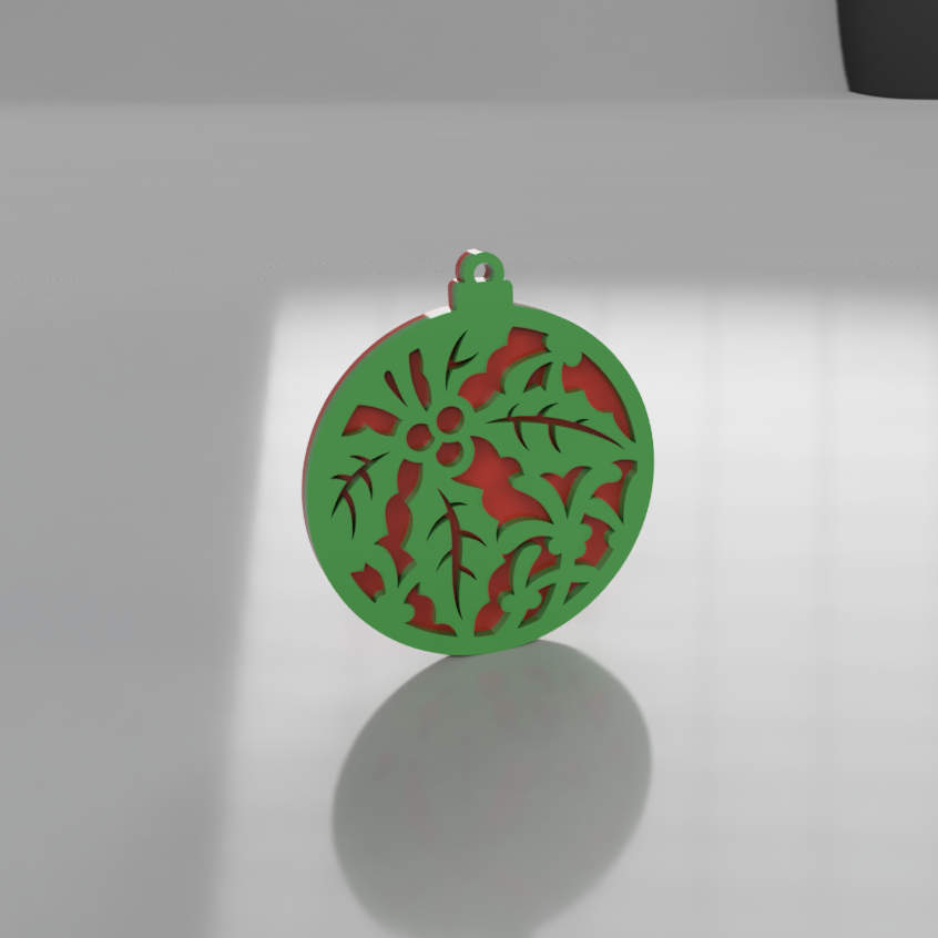 Holly V1 Ornament