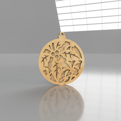 Holly V1 Ornament - Raymond's Workshop