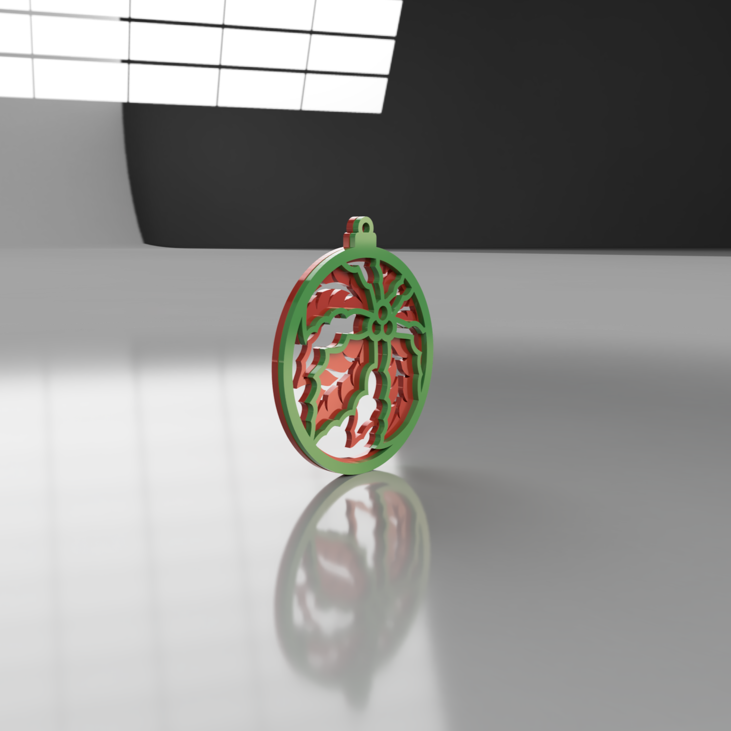 Holly V2 Ornament - Raymond's Workshop