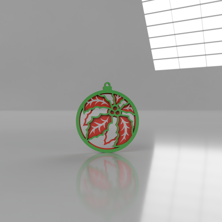 Holly V2 Ornament