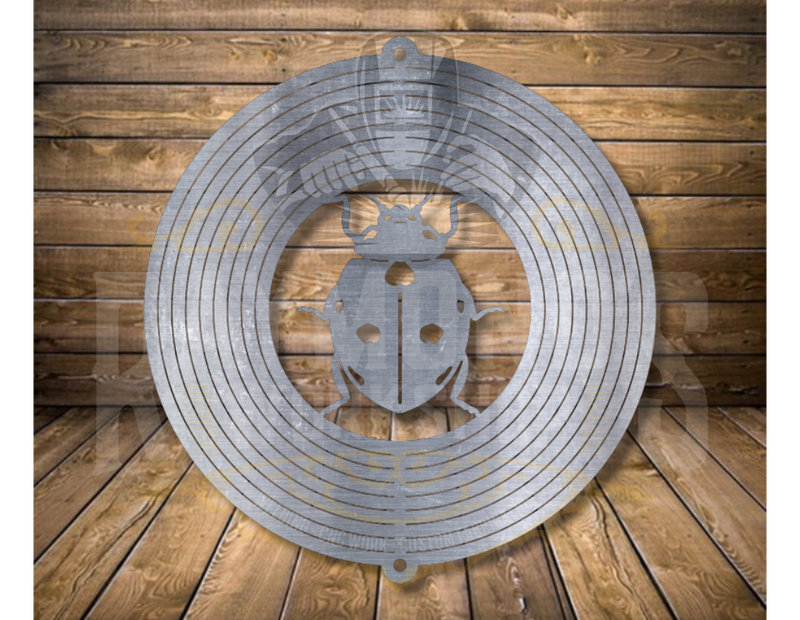 Lady Bug Wind Spinner - Raymond's Workshop