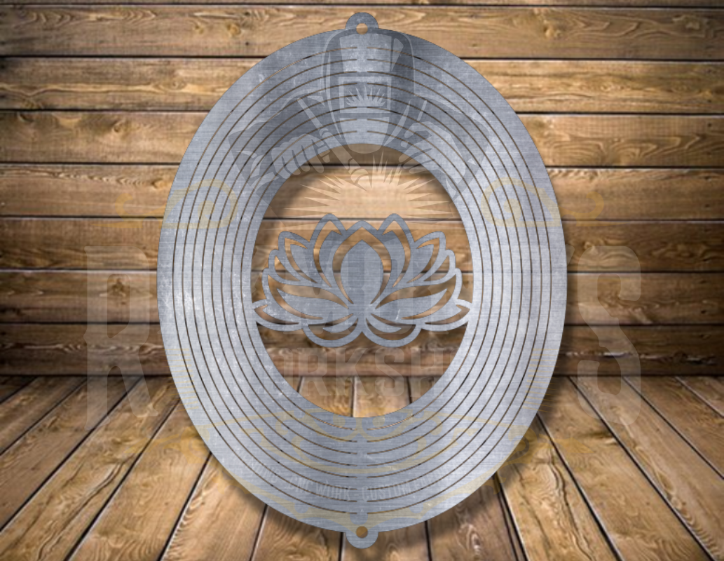 Lotus Flower V2 Wind Spinner - Raymond's Workshop