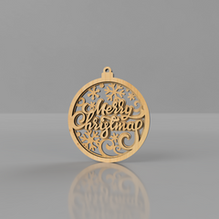 Merry Christmas Ornament - Raymond's Workshop
