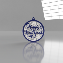 Happy New Year's Ornament - Raymond's Workshop