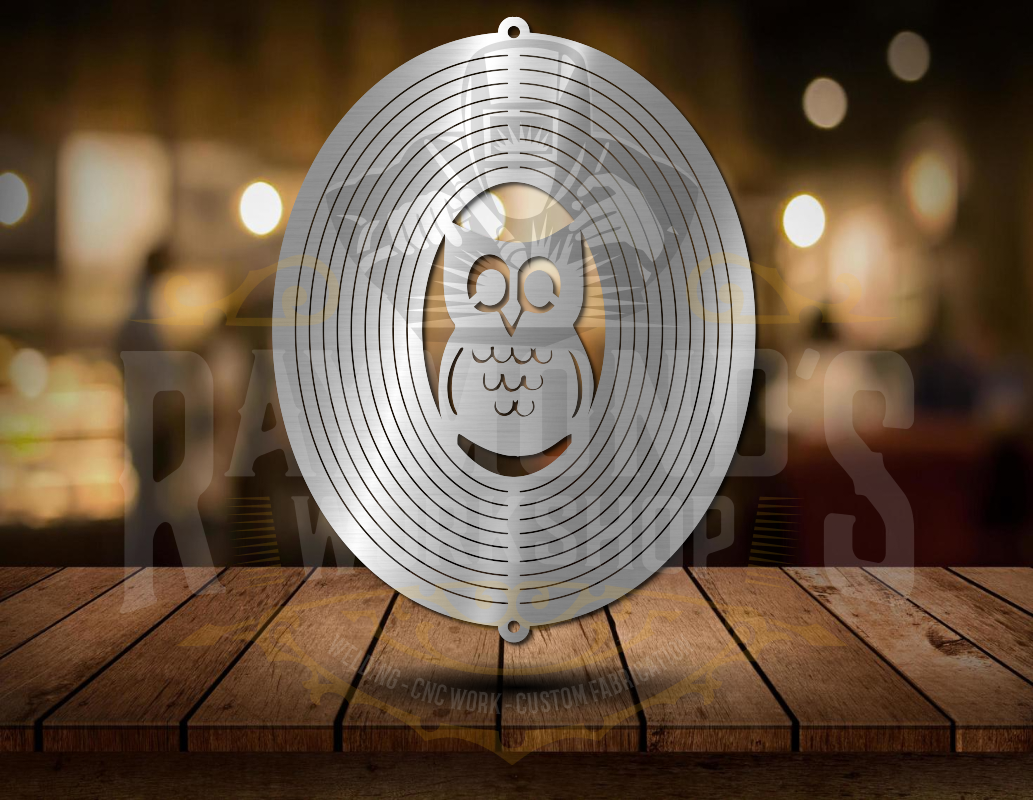 Owl V1 Wind Spinner - Raymond's Workshop
