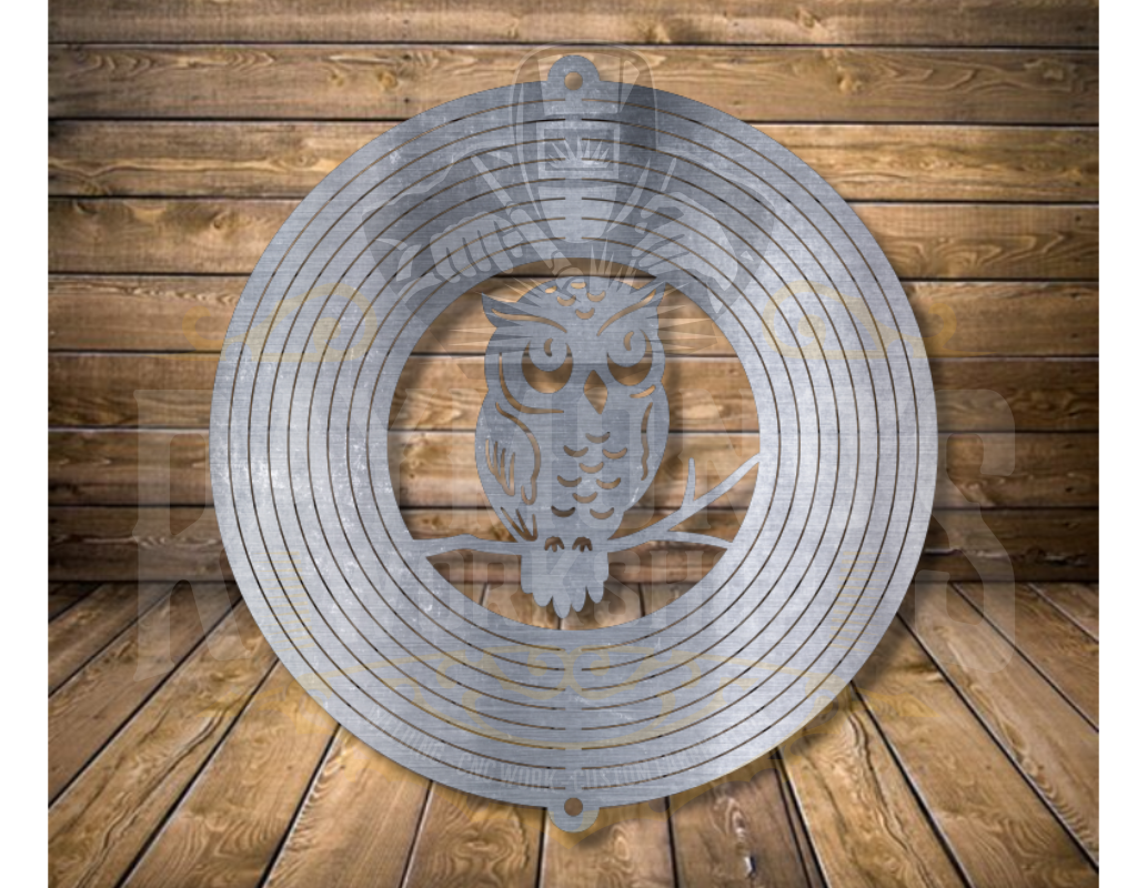 Owl V2 Wind Spinner - Raymond's Workshop