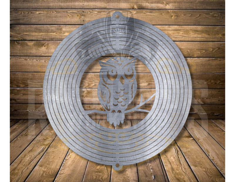 Owl V2 Wind Spinner - Raymond's Workshop