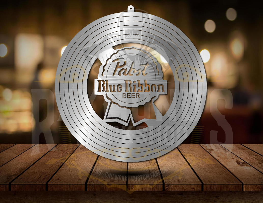 Pabst Blue Ribbon Wind Spinner - Raymond's Workshop