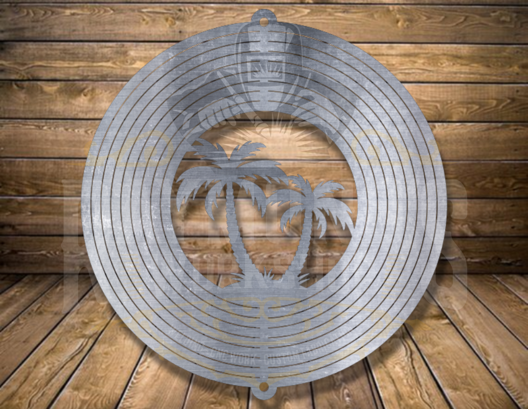 Palm Trees Wind Spinner - Raymond's Workshop