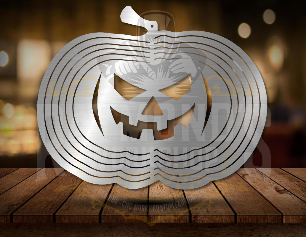 Pumpkin Wind Spinner