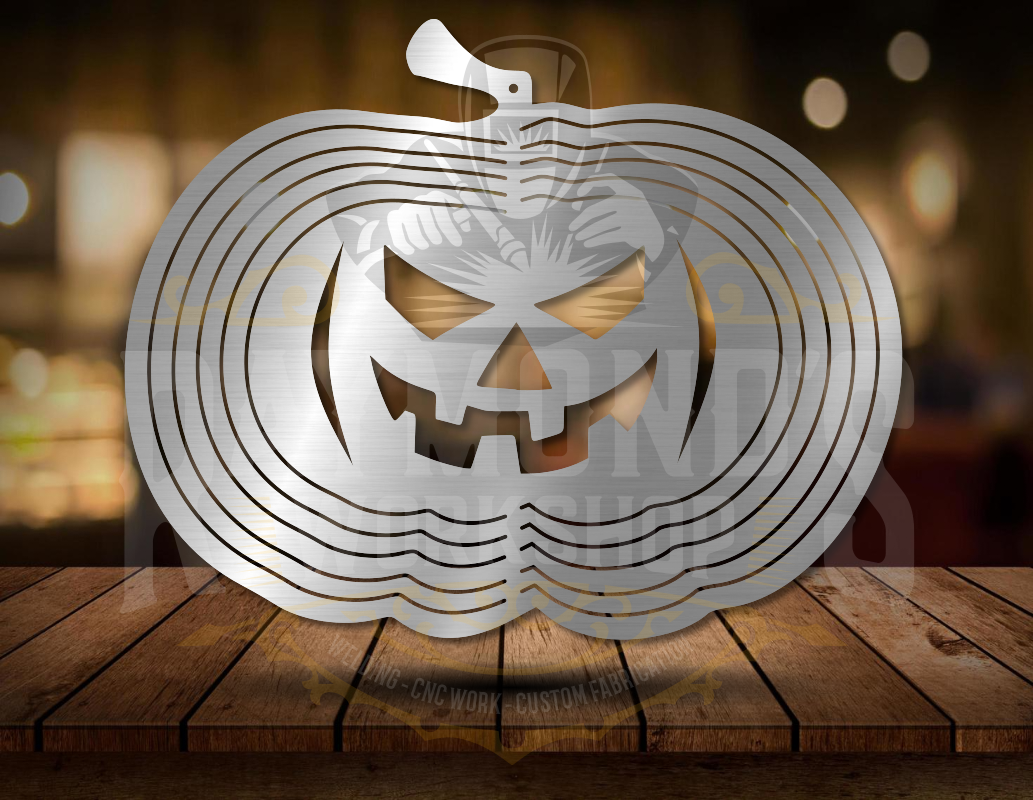 Pumpkin Wind Spinner - Raymond's Workshop