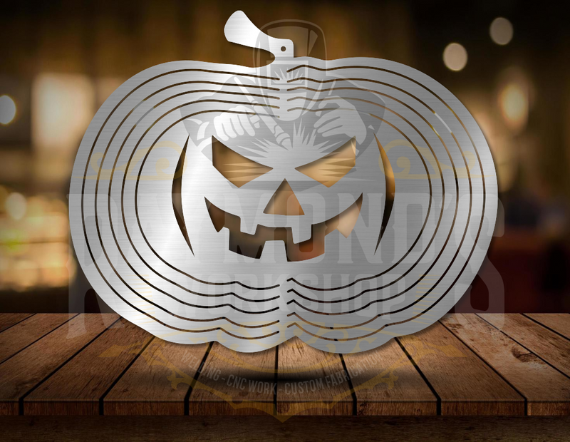 Pumpkin Wind Spinner - Raymond's Workshop