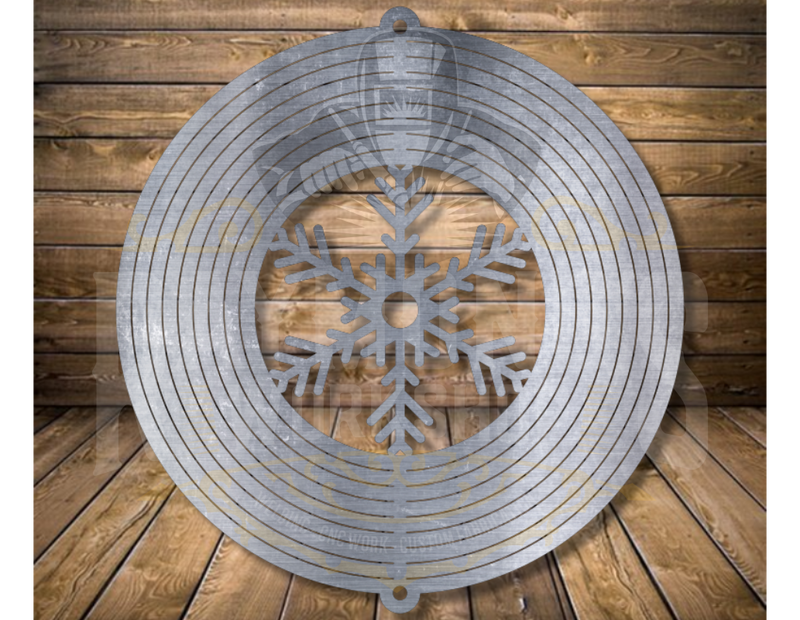 Snow Flake Wind Spinner - Raymond's Workshop