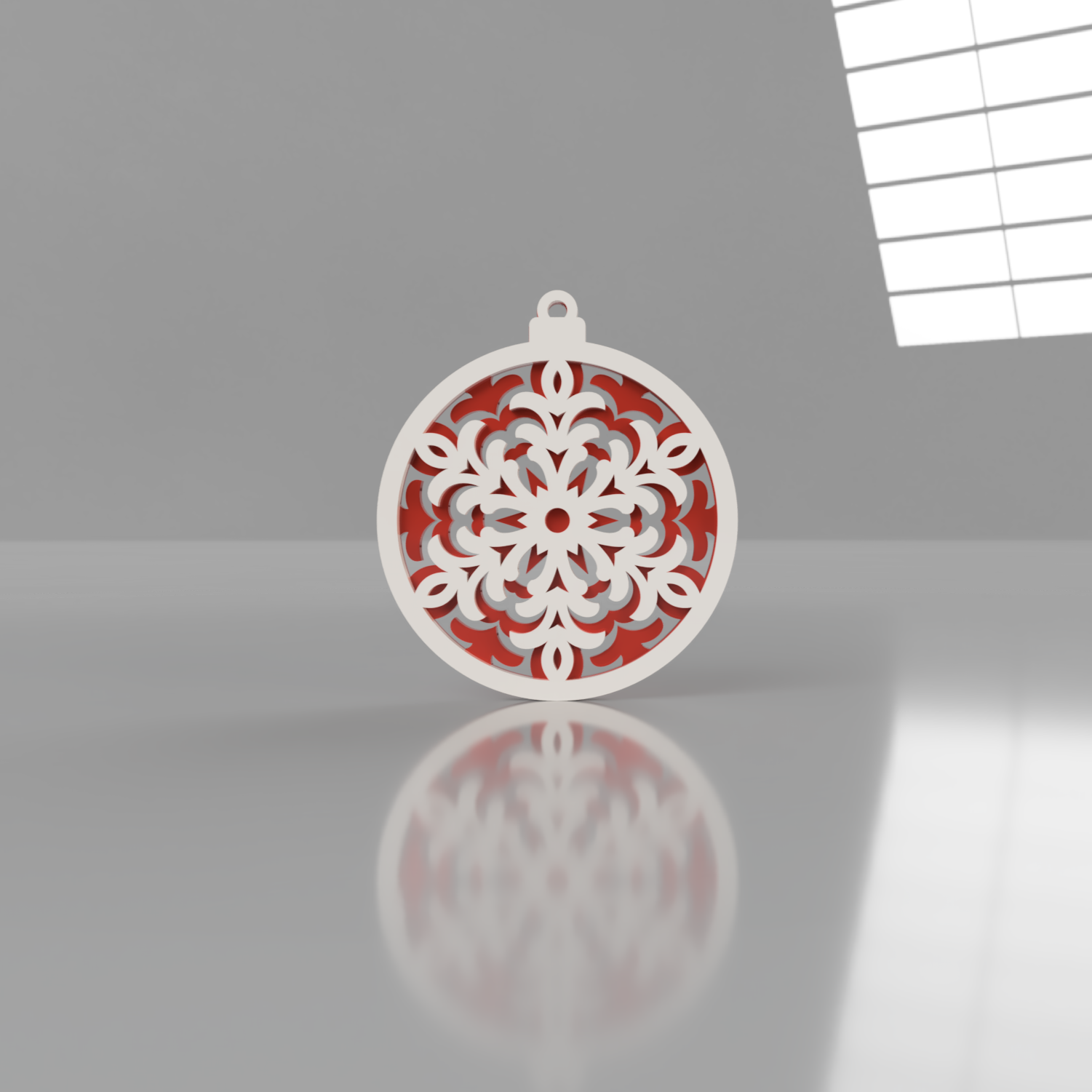 Snowflake V1 Ornament - Raymond's Workshop