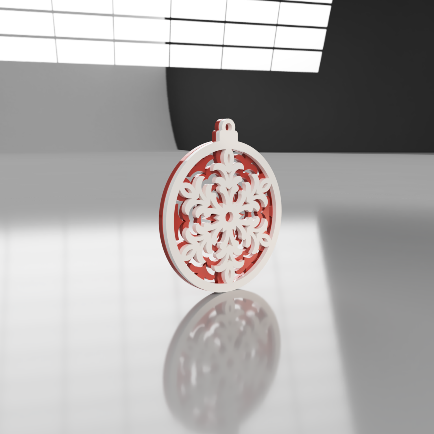 Snowflake V1 Ornament - Raymond's Workshop