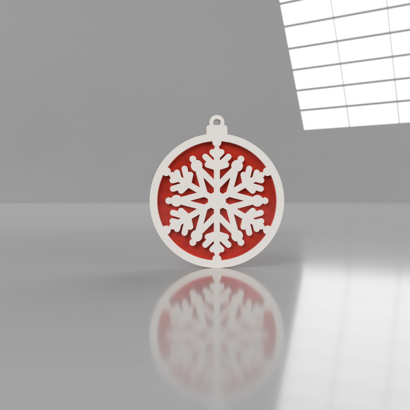 Snowflake V2 Ornament - Raymond's Workshop