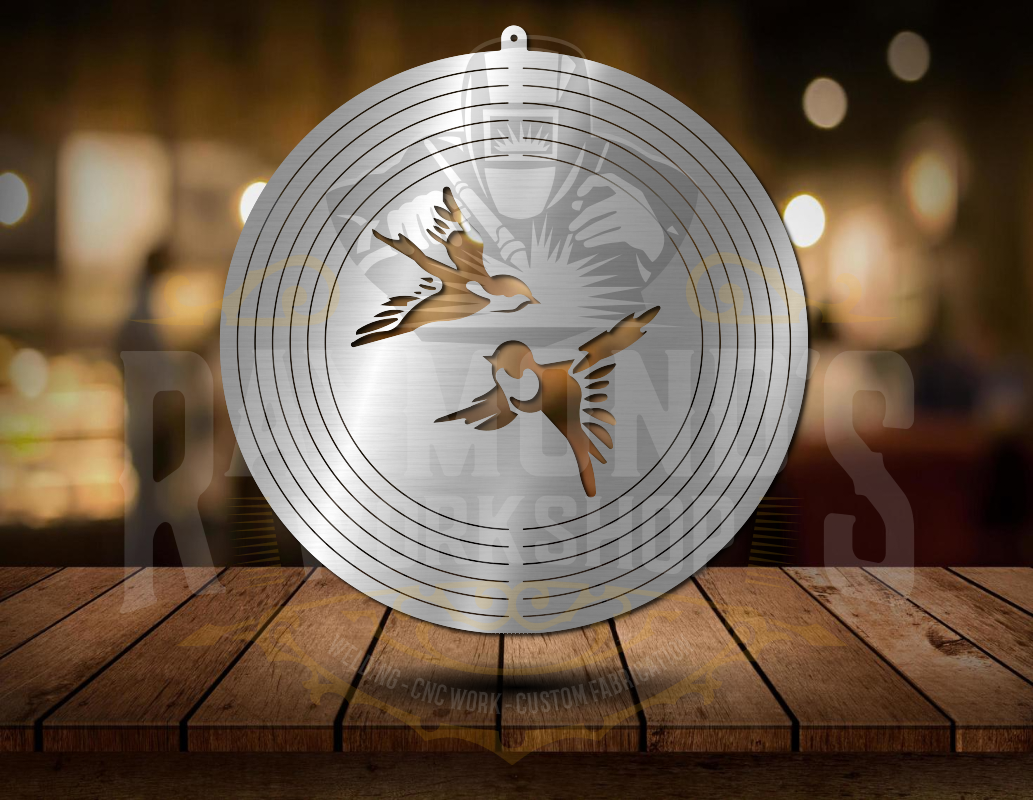 Sparrows Wind Spinner – Raymond's Workshop