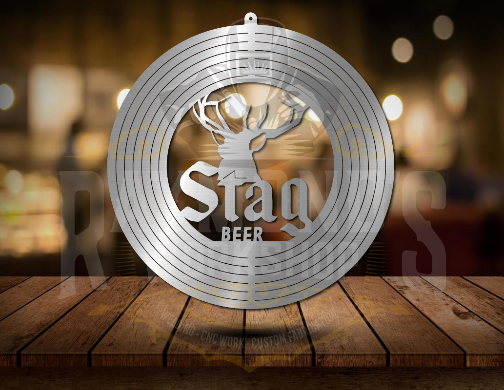 Stag Beer V1 Wind Spinner - Raymond's Workshop