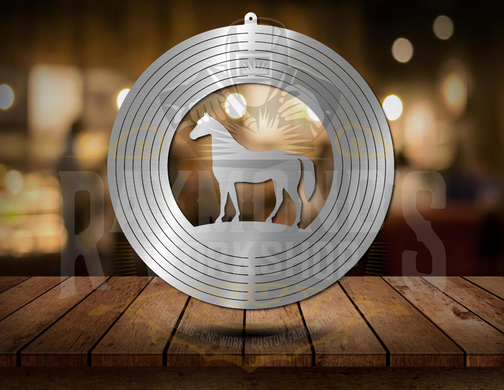 Horse Standing Wind Spinner - Raymond's Workshop