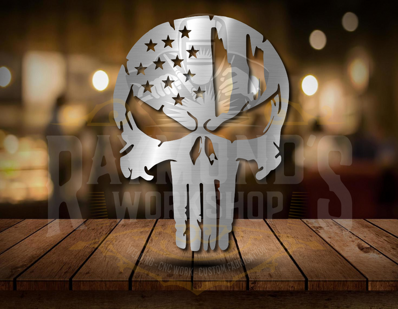 Tattered Flag Skull - Raymond's Workshop