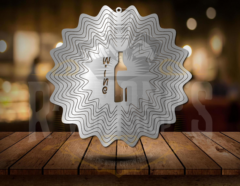 Wine V1 Wind Spinner - Raymond's Workshop