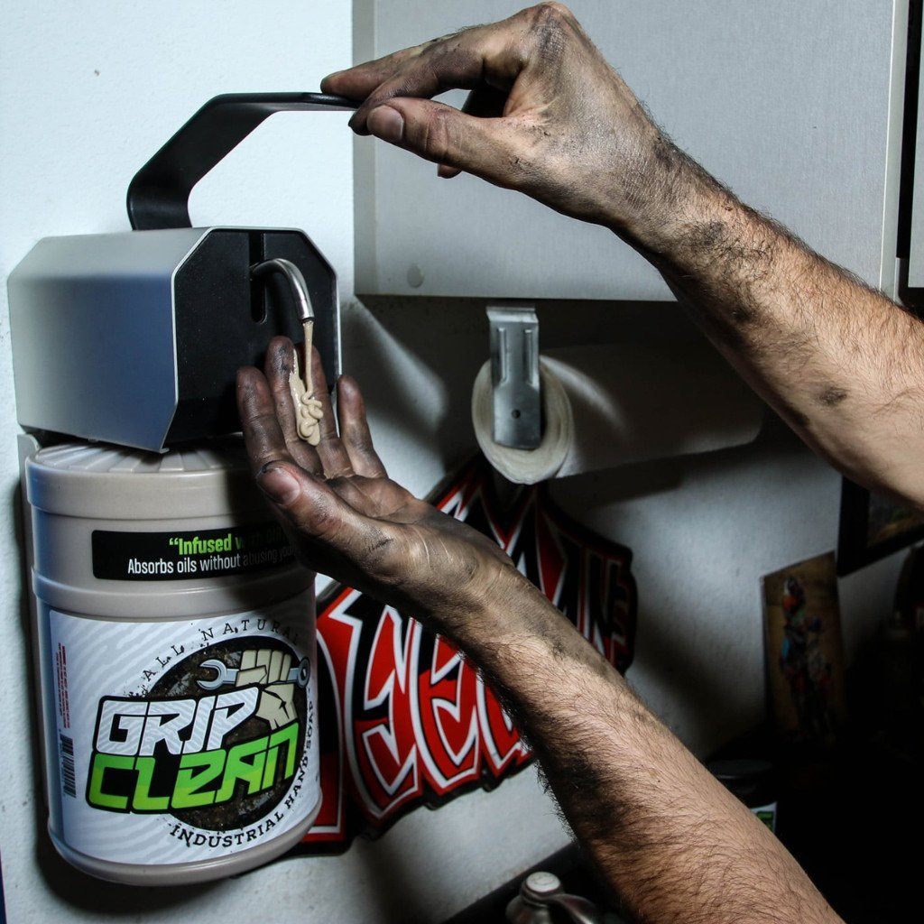 Grip Clean All Natural Heavy Duty Hand Soap - Half Gallon Countertop Jug