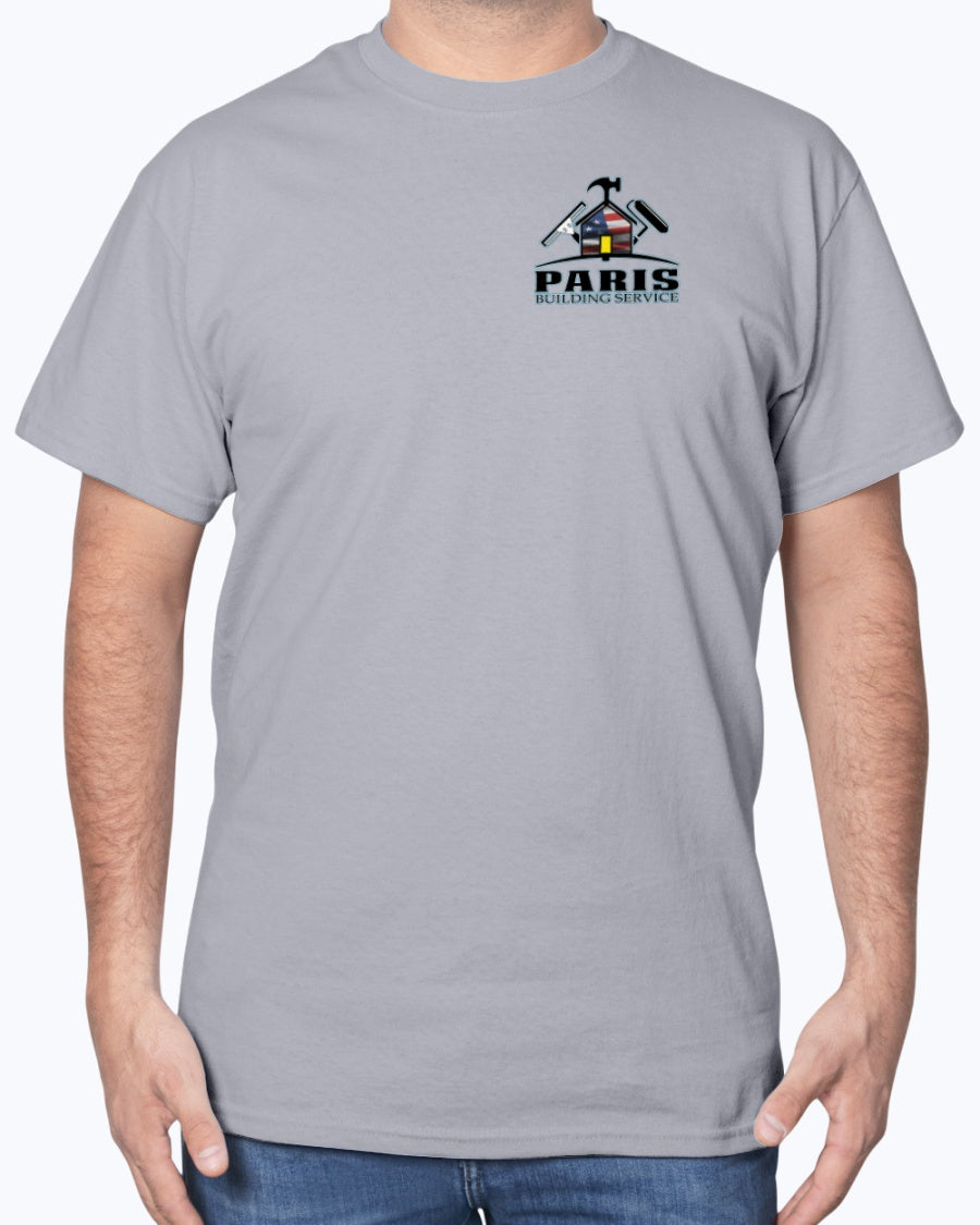 Paris Building Service REDUX USA T-Shirt - Raymond's Workshop