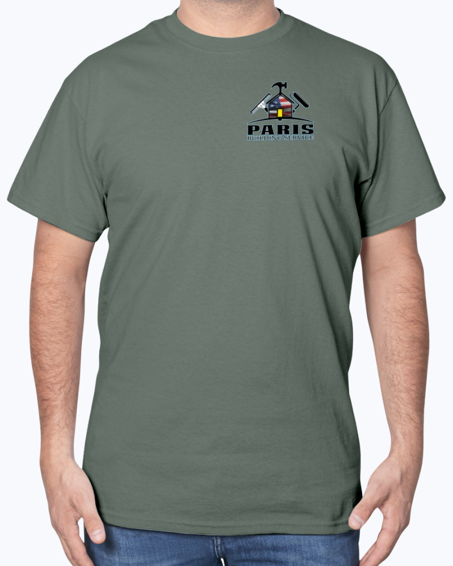 Paris Building Service REDUX USA T-Shirt - Raymond's Workshop