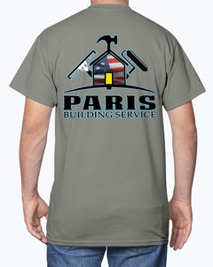 Paris Building Service REDUX USA T-Shirt - Raymond's Workshop