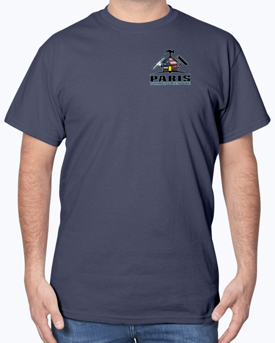 Paris Building Service REDUX USA T-Shirt - Raymond's Workshop